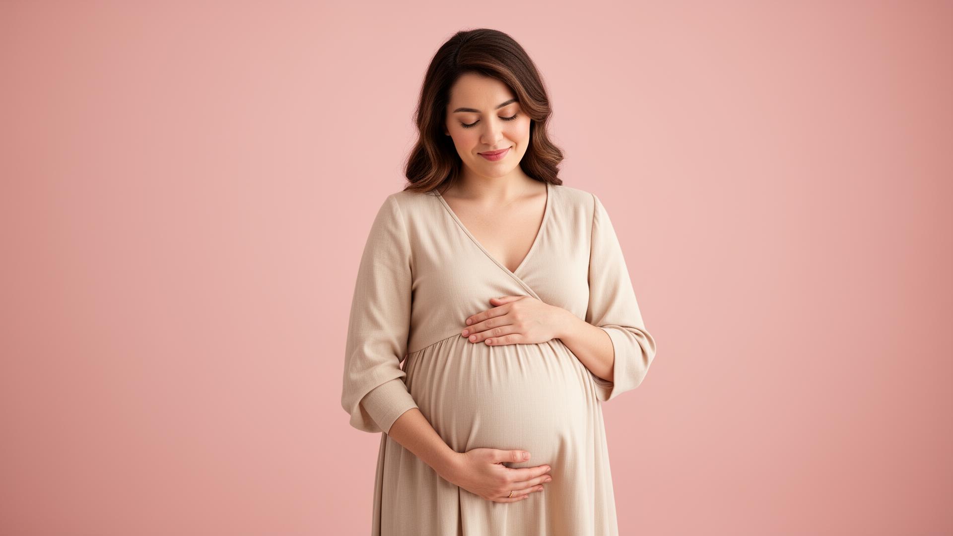 Future maman écoutant le cœur de son bébé avec le moniteur Bébé Doppler